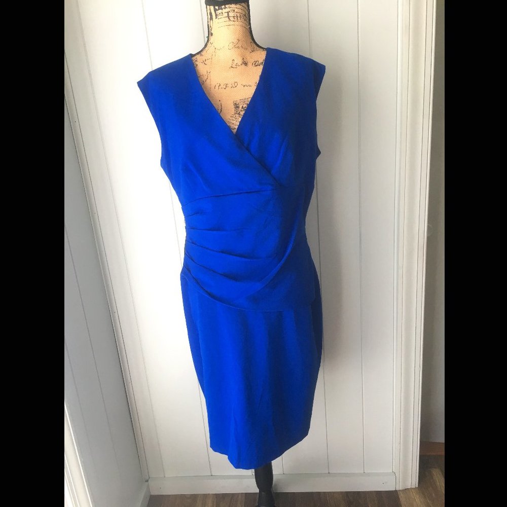 Brilliant blue dress, EUC, like new
